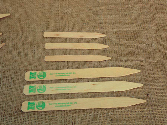 Wooden Labels For Veggies 25cm x 2cm (10"x7/8") - 3645A